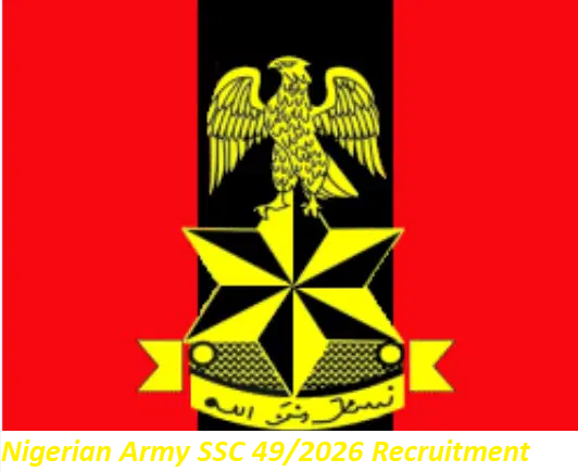 Nigerian Army SSC 49/2026 Recruitment
